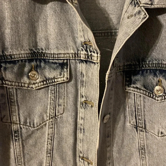 Nocturne Studded acid wash Denim Jacket size small-medium - Picture 7 of 11